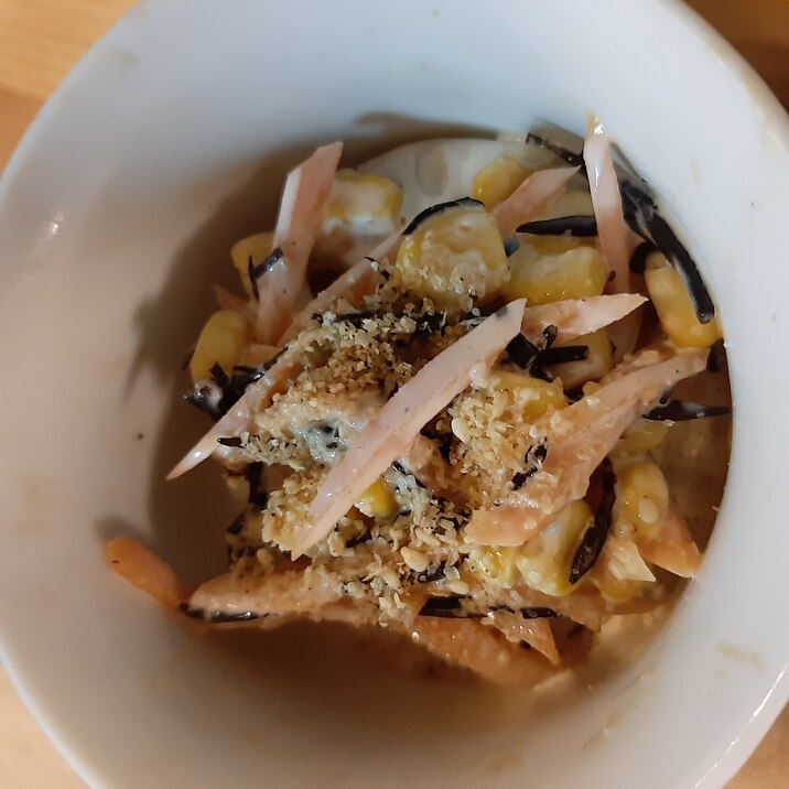デリ風 こぼうとひじきの胡麻マヨネーズ和え